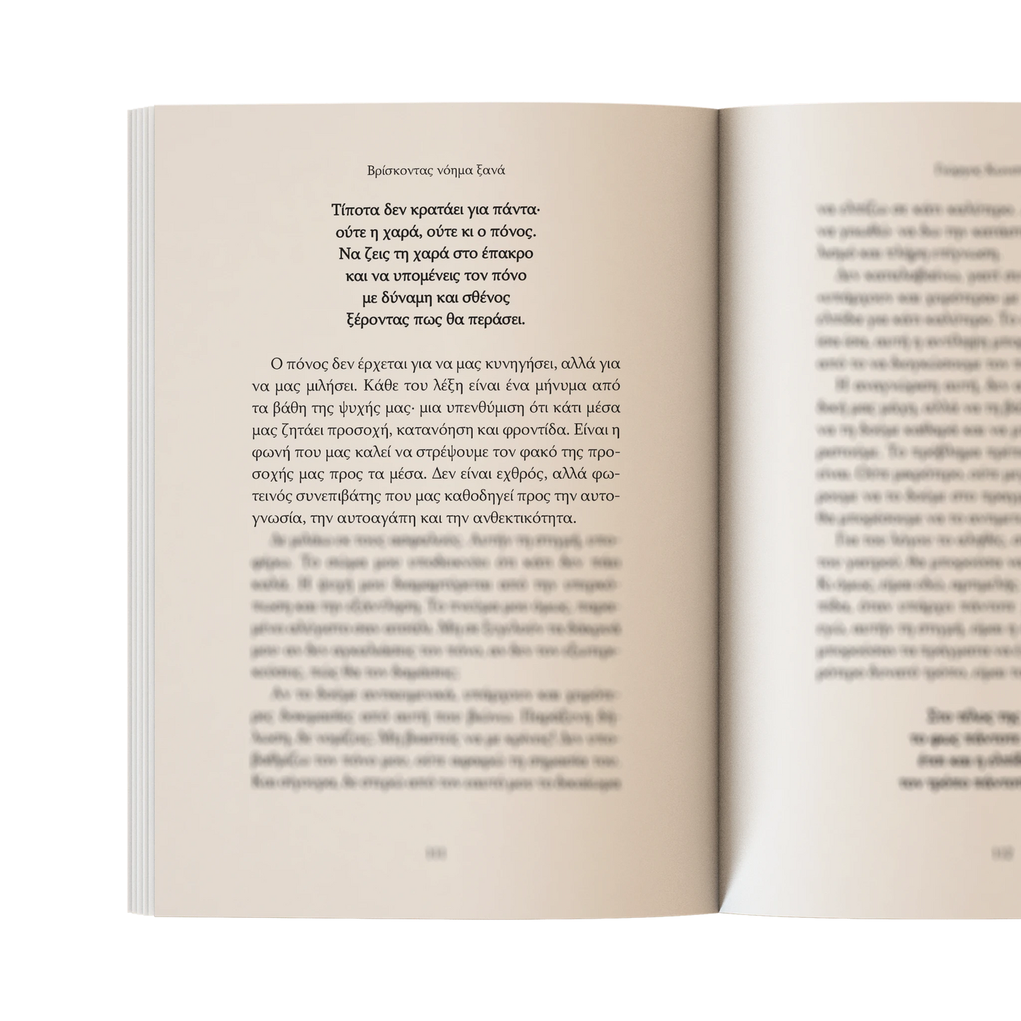 Βρίσκοντας νόημα ξανά